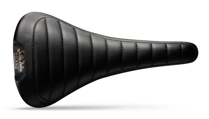 Siodło SELLA ITALIA HERITAGE FLITE BONNIE BLACK L (id match L1), Pręty TI316, Skórzane, Czarne, 230g (NEW)