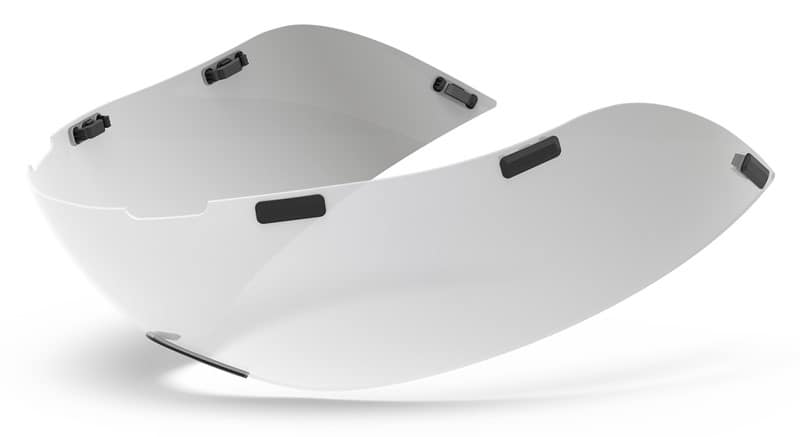 Szyba GIRO AEROHEAD MIPS SHIELD clear silver roz. L (59-63 cm) (NEW)