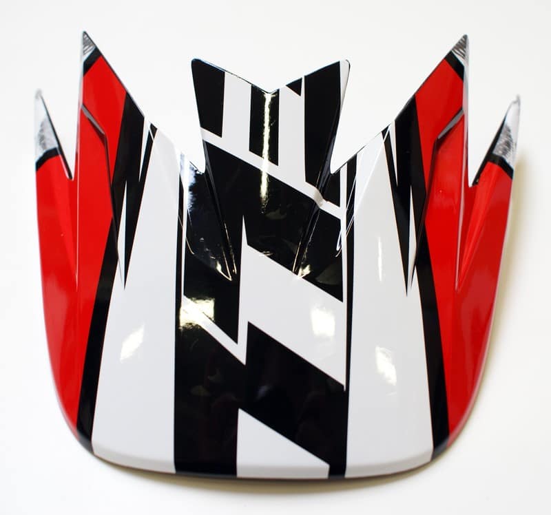 Šalmo snapelis BELL SANCTION white black red 2017