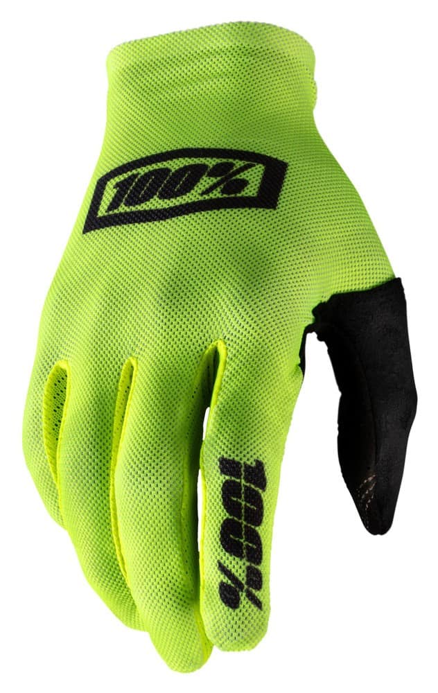 Pilnų pirštų pirštinės 100% CELIUM Glove fluo yellow black, dydis L (delno ilgis 193-200 mm)