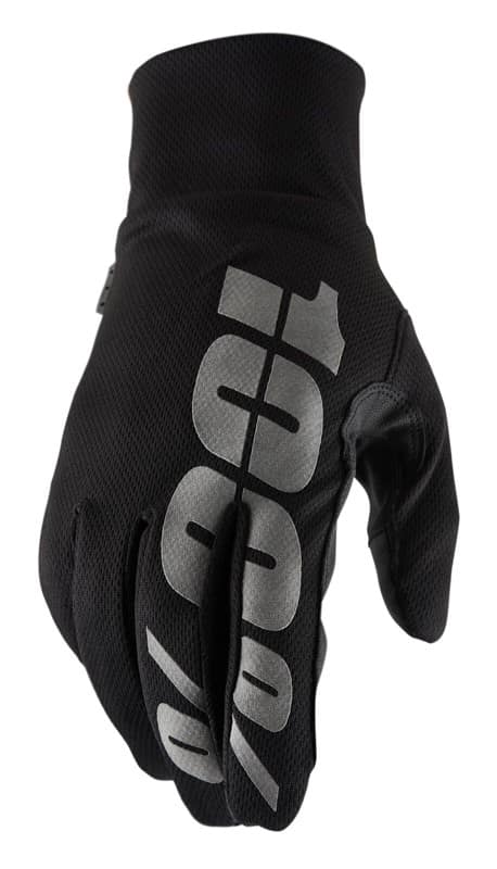 Pilnų pirštų pirštinės 100% HYDROMATIC Waterproof Glove black, dydis M (delno ilgis 187-193 mm)