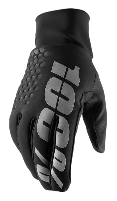 Pilnų pirštų pirštinės 100% HYDROMATIC BRISKER Gloves black, dydis XXL (delno ilgis 209-216 mm)