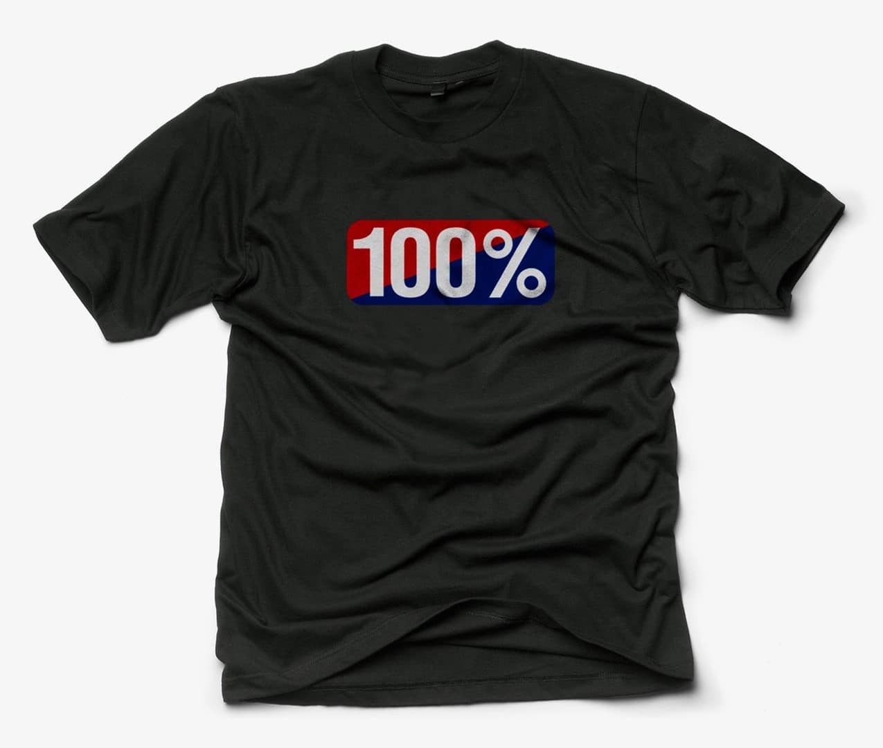 T-shirt 100% CLASSIC krótki rękaw black roz. XL (WYPRZEDAŻ -50%)