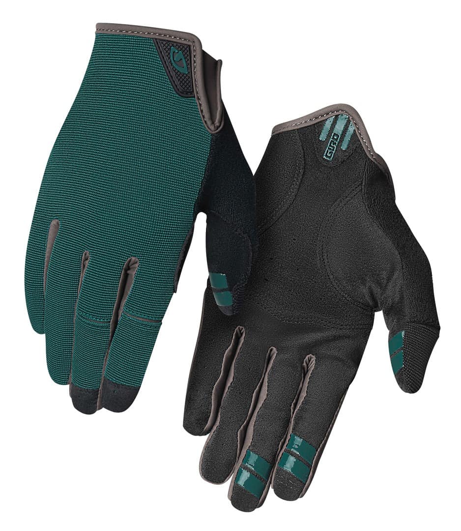 Vyriškos pilnų pirštų pirštinės GIRO DND true spruce, dydis XL (delno apimtis 248-267 mm / delno ilgis 200-210 mm)