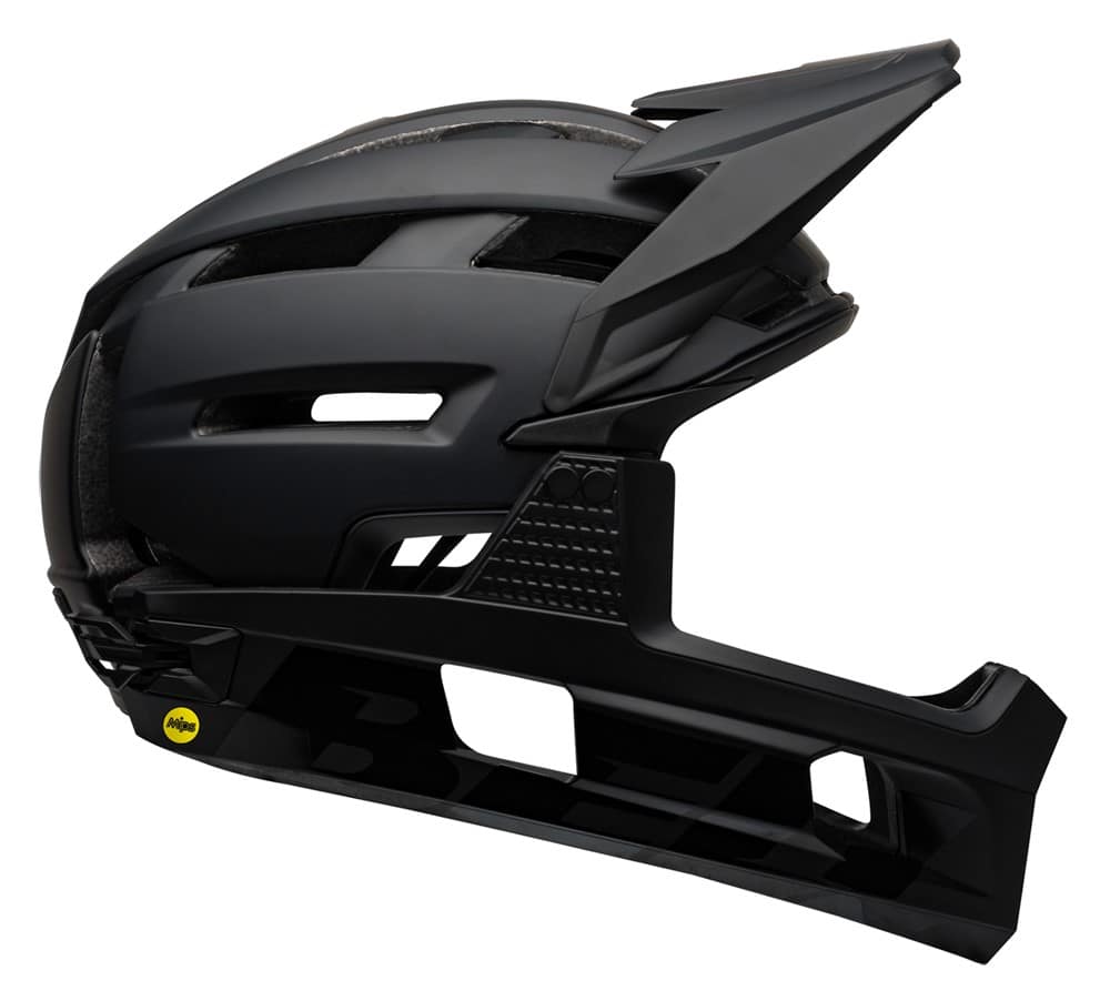 Kask full face BELL SUPER AIR R SPHERICAL matte gloss black roz. M (55–59 cm) (NEW 2025)
