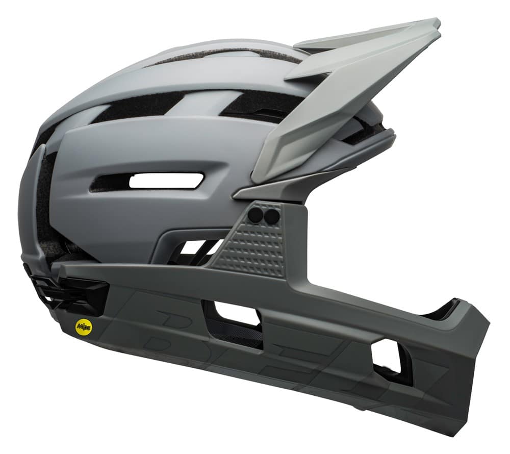 Kask full face BELL SUPER AIR R SPHERICAL matte gloss grays roz. L (58–62 cm) (NEW 2025)