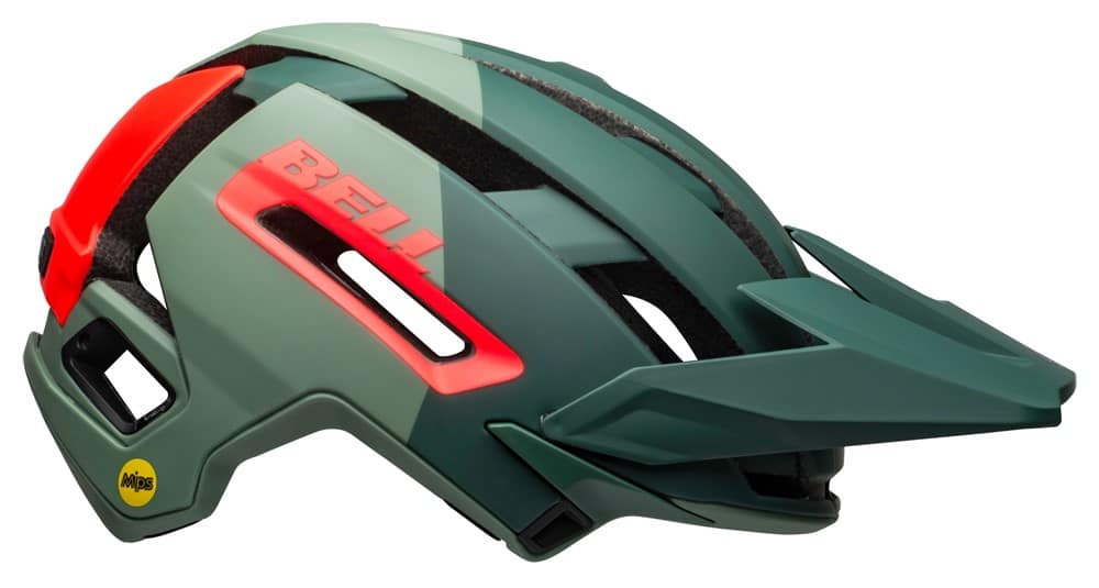 Kask mtb BELL SUPER AIR SPHERICAL matte gloss green infrared roz. M (55-59 cm) (NEW 2025)