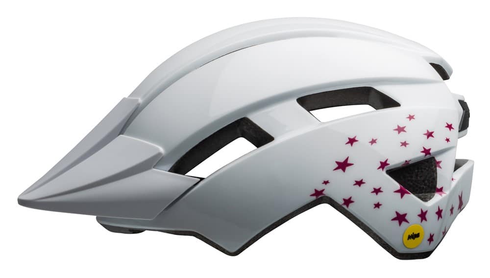 Kask dziecięcy BELL SIDETRACK II MIPS white stars roz. Uniwersalny (47–54 cm) (NEW 2025)