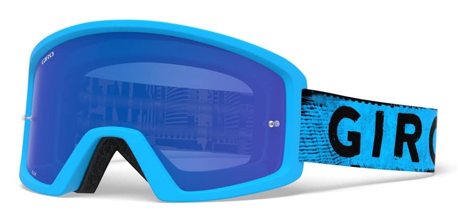 Gogle GIRO BLOK MTB blue hypnotic (Szyba Niebieska Lustrzana COBALT BLUE S3 0,8-18% + Szyba Przeźroczysta S0 99%) (DWZ) (WYPRZEDAŻ -50%)