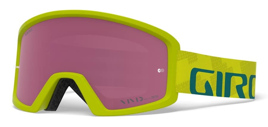 Gogle GIRO TAZZ MTB citron fanatic (Szyba kolorowa VIVID-Carl Zeiss TRAIL + Szyba Przeźroczysta 99% S0) (DWZ) (WYPRZEDAŻ -50%)