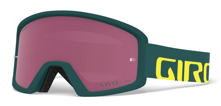 Gogle GIRO TAZZ MTB true spruce citron (Szyba kolorowa VIVID-Carl Zeiss TRAIL + Szyba Przeźroczysta 99% S0) (DWZ) (WYPRZEDAŻ -50%)