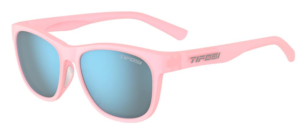 Okulary TIFOSI SWANK satin crystal blush (1 szkło Smoke Bright Blue 13% transmisji światła) (NEW).
