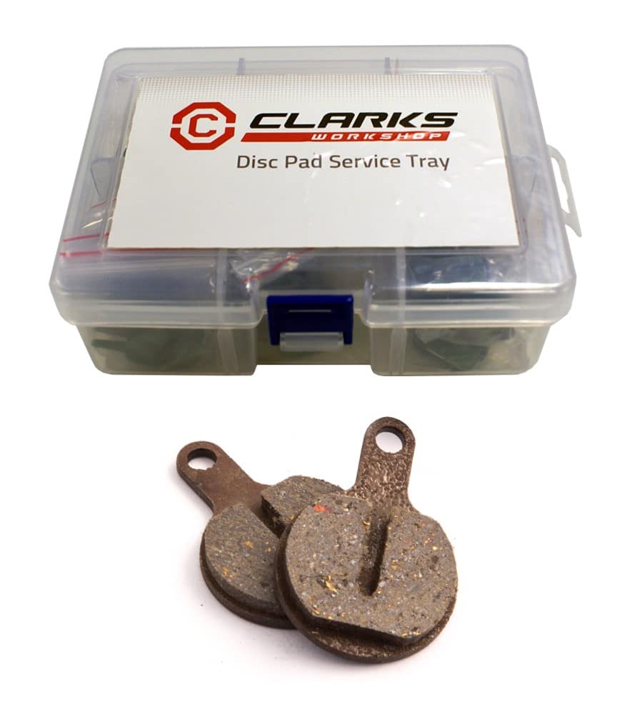CLARKS VX845 dervinės diskinių stabdžių kaladėlės, skirtos TEKTRO (Lyra, IOX) 25 porų dėžutė