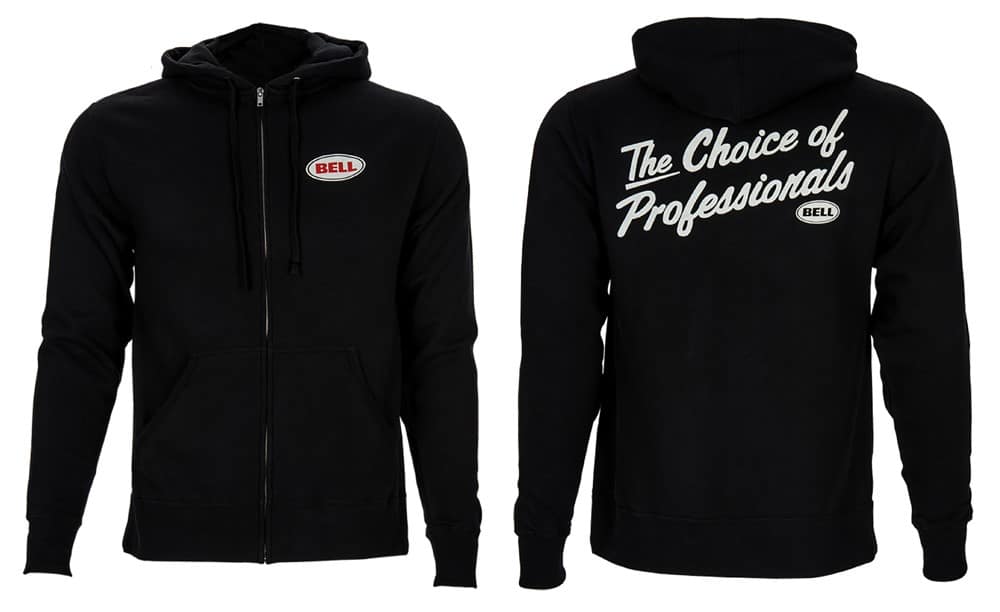 Bluza z kapturem BELL ZIP HOODIE CHOICE OF PROS black roz. XL (DWZ)