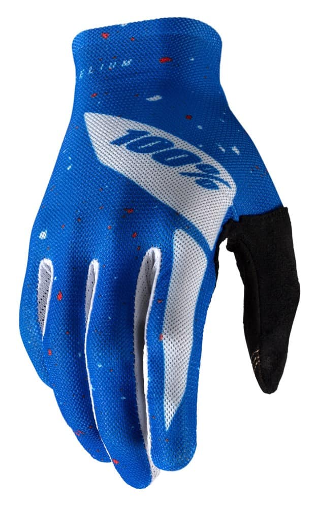 Pilnų pirštų pirštinės 100% CELIUM Glove blue white, dydis M (delno ilgis 187-193 mm)