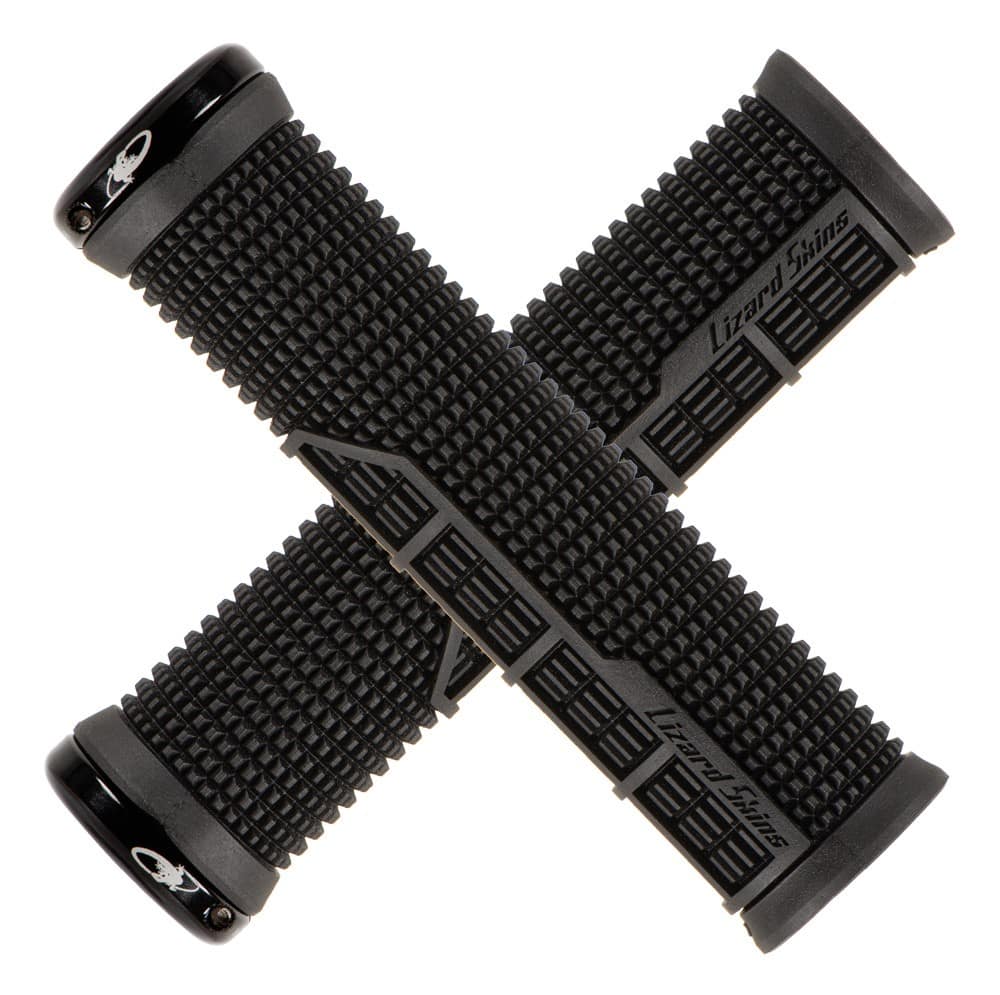Chwyty kierownicy LIZARDSKINS MACHINE LOCK-ON klamry jet black (NEW)
