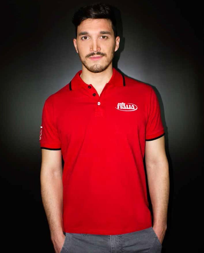 Polo T-Shirt SELLE ITALIA Red roz. S (NEW).