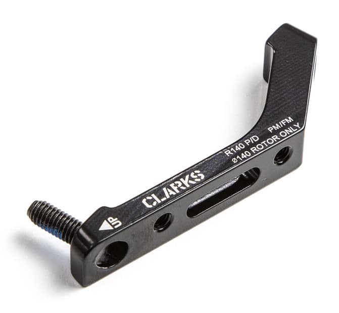 Adapter montażowy hamulca tarczowego CLARKS 140mm, Flat Mount to Post Mount, Przedni (NEW)