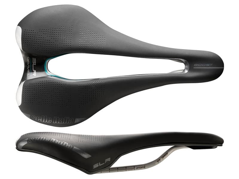 Siodło SELLE ITALIA SLR BOOST GRAVEL TI316 SUPERFLOW L (id match L3), 209g, Czarne (NEW).
