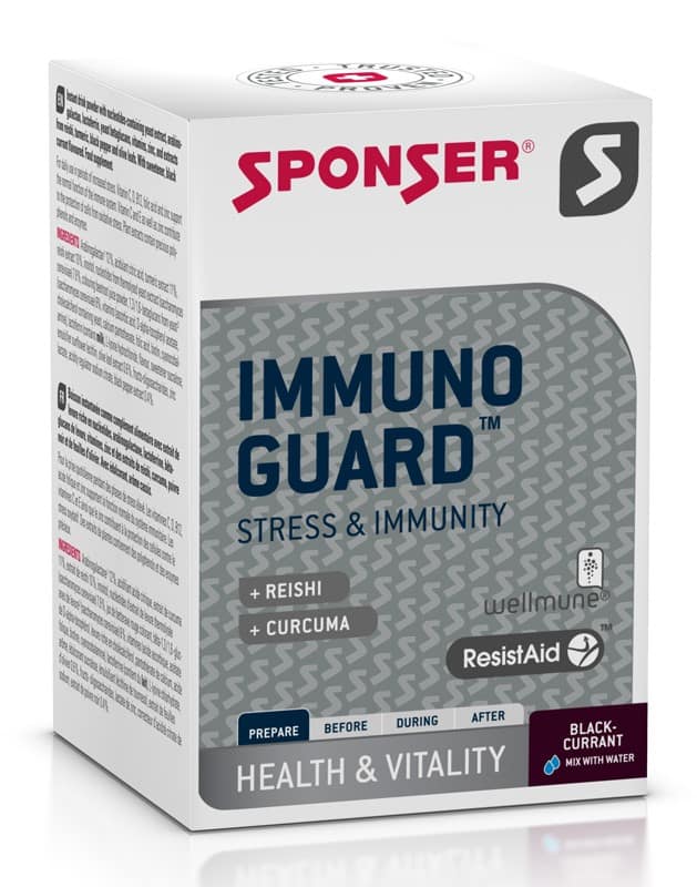 Napój wspomagający odporność SPONSER IMMUNOGUARD czarna porzeczka (pudełko 10 saszetek x 4g) (NEW)