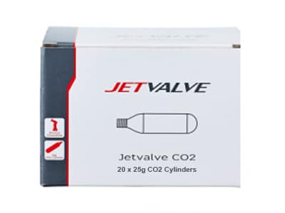 Nabój gazowy WELDTITE Jetvalve 20 x CO2 Cylinders (25g), Pudełko 20szt. (NEW).