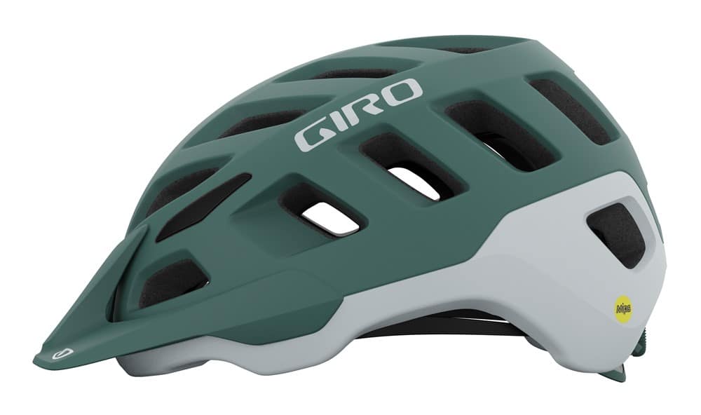 MTB šalmas GIRO RADIX MIPS W matinis pilkas žalias dydis S (51-55 cm)