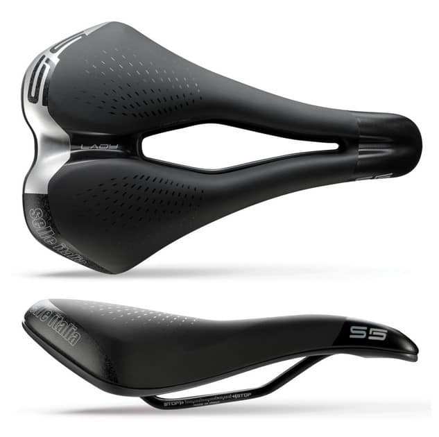 SELLE ITALIA SPORTOURING S 5 LADY SUPERFLOW S balnelis (ID Match S3), FeC Alloy bėgeliai, Hi-Viz, gelis, 360 g