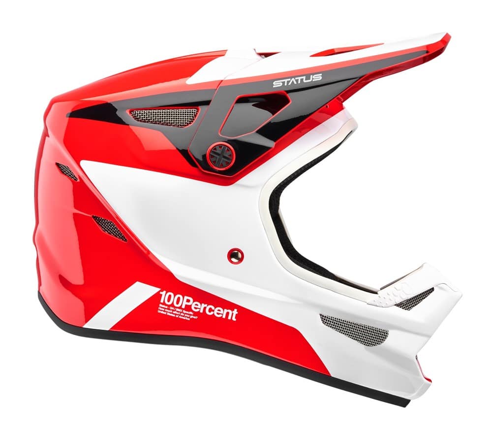 Visą veidą dengiantis šalmas 100% STATUS DH/BMX Hellfire, dyd. XL (61–62 cm)