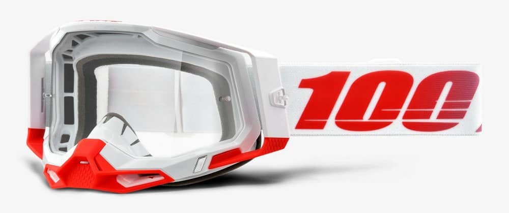 Gogle 100% RACECRAFT 2 ST-KITH (Szyba Przezroczysta Anti-Fog, LT 88%-92% + 10 Zrywek) (WYPRZEDAŻ -50%)