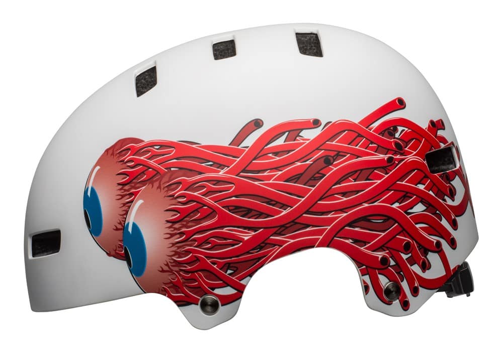 Kask bmx BELL LOCAL matte white eyes roz. L (59–61.5 cm) (NEW 2025)