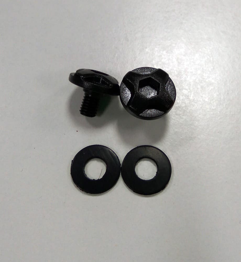 Šalmo snapelio varžtai BELL 4FORTY/HELA black