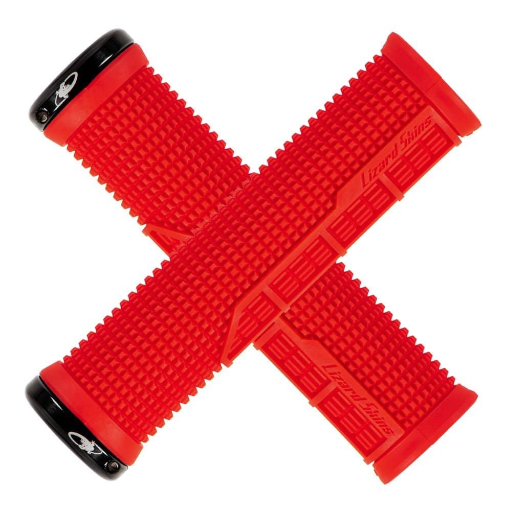 Vairodo rankenos LIZARDSKINS MACHINE LOCK-ON candy red (NAUJIENA)
