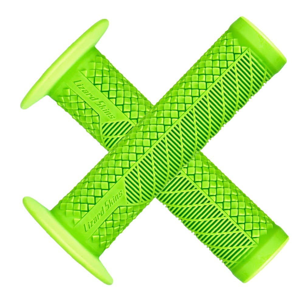 Chwyty kierownicy LIZARDSKINS Single Compound CHARGER EVO with Flange - Green (DWZ)