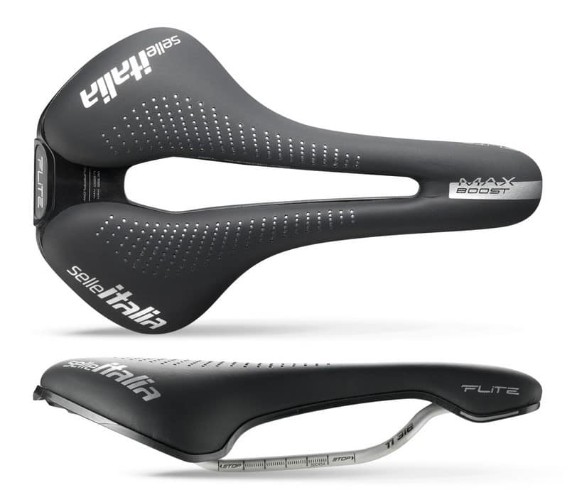 SELLE ITALIA SPORTOURING MAX FLITE BOOST TI316 GEL SUPERFLOW L balnelis (ID Match L3), TI316 bėgeliai, gelis, 234 g
