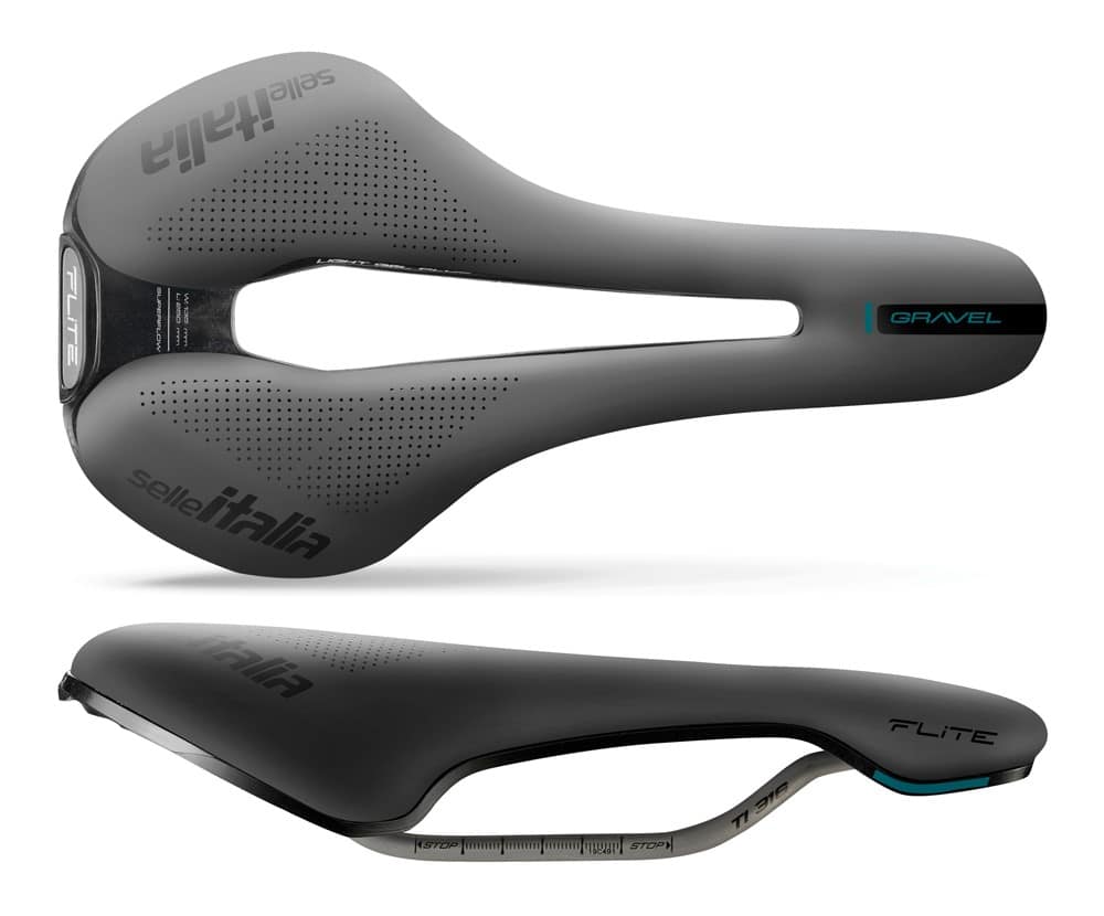 SELLE ITALIA FLITE BOOST GRAVEL TI316 SUPERFLOW S balnelis (ID Match S3), pilkas, 228 g