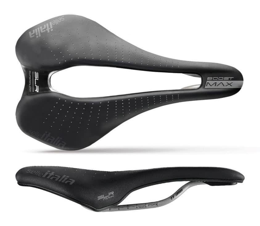 SELLE ITALIA SPORTOURING MAX SLR BOOST TI316 GEL SUPERFLOW L balnelis (ID Match L3), TI316 bėgeliai, gelis, 218 g