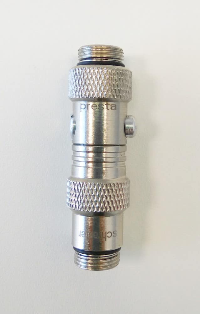 Końcówka do pompki LEZYNE ABS SHOCK CHUCK presta/schrader (WYPRZEDAŻ -50%)