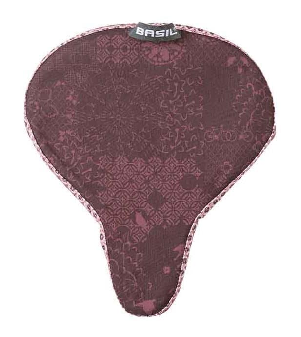 Pokrowiec na siodło BASIL BOHEME SADDLE COVER wododporny, fig red (WYPRZEDAŻ -50%)
