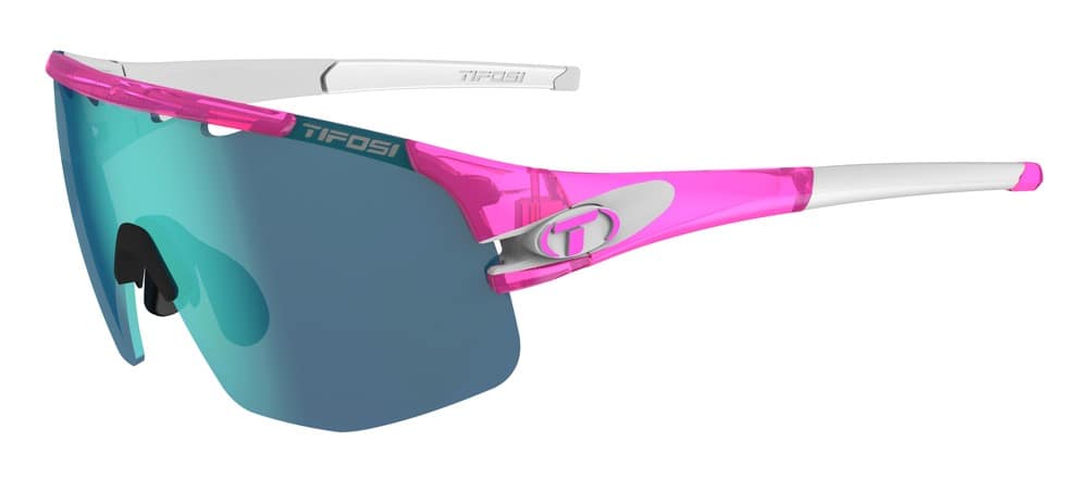 Okulary TIFOSI SLEDGE LITE CLARION crystal pink (3 szkła Clarion Blue 13%, AC Red 39%, Clear 90% transmisji światła) (NEW).