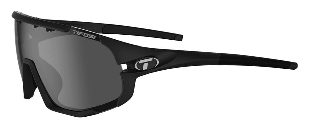 Okulary TIFOSI SLEDGE matte black (3 szkła Smoke 15%, AC Red 39%, Clear 90% transmisji światła) (NEW).