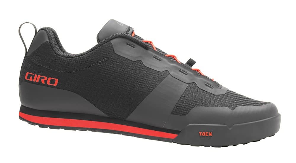 Vyriški dviratininko batai GIRO TRACKER FASTLACE, juodi / ryškiai raudoni, dyd. 47