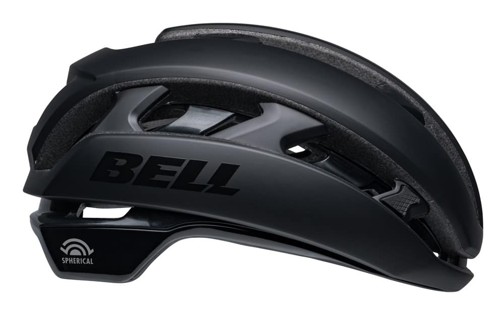 Gravel ir plento šalmas BELL XR SPHERICAL, matinis ir blizgus juodas, dydis S (52–56 cm)