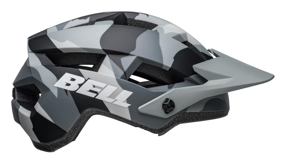 MTB šalmas BELL SPARK 2 matinis pilkas camo universalus dydis S/M (52–57 cm)