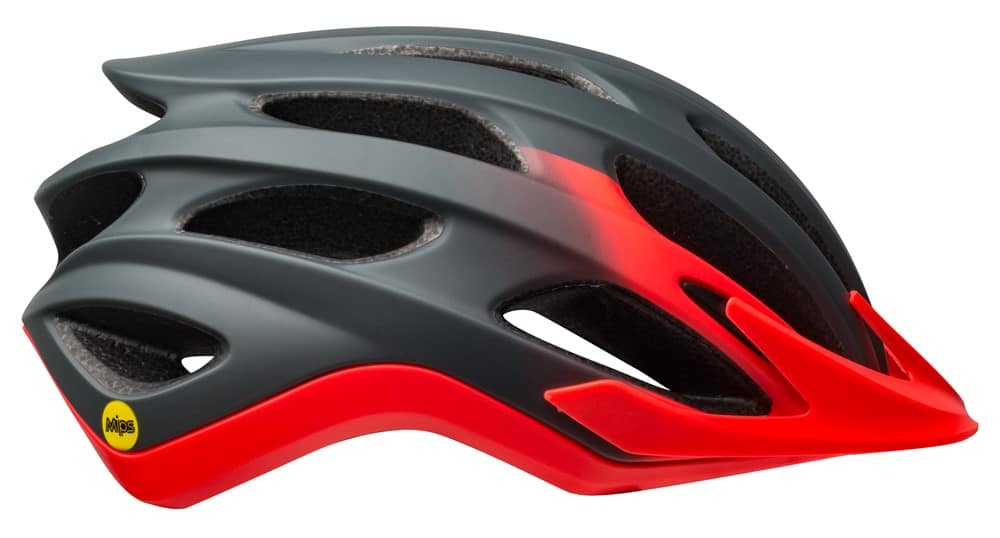 MTB šalmas BELL DRIFTER MIPS matinis / blizgus pilkas / infraraudonas dydis M (55-59 cm)