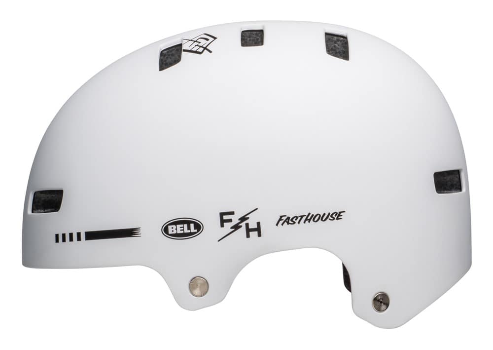Kask bmx BELL LOCAL matte white fasthouse roz. L (59–61.5 cm) (NEW 2025)
