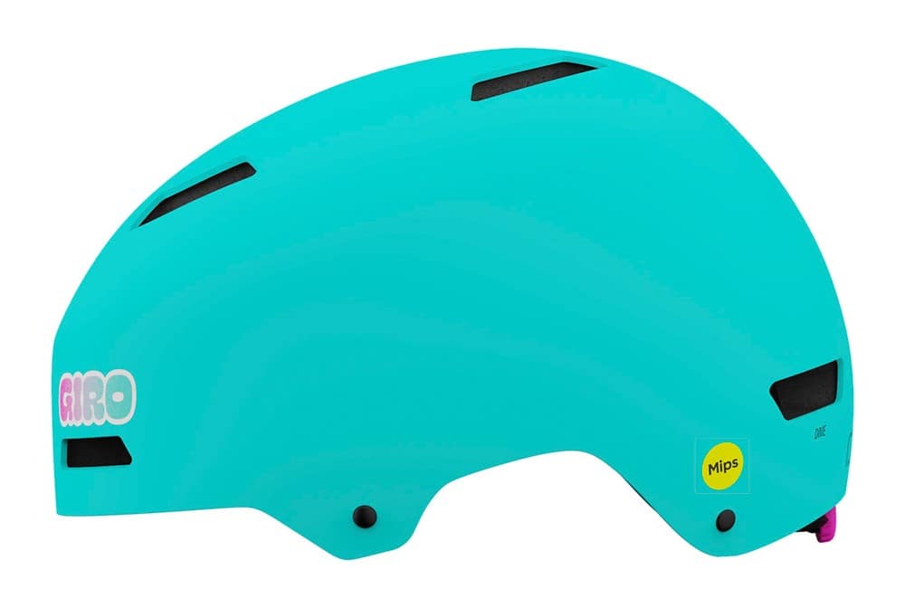 Vaikiškas ir jaunimo šalmas GIRO DIME FS matinis ryškiai žalsvai mėlynas, dydis S (51-55 cm)