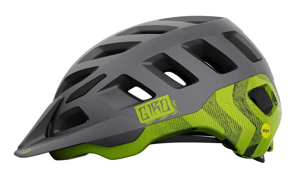 MTB šalmas GIRO RADIX matinis metalinis juodas / anoduotas laimo dydis L (59-63 cm)