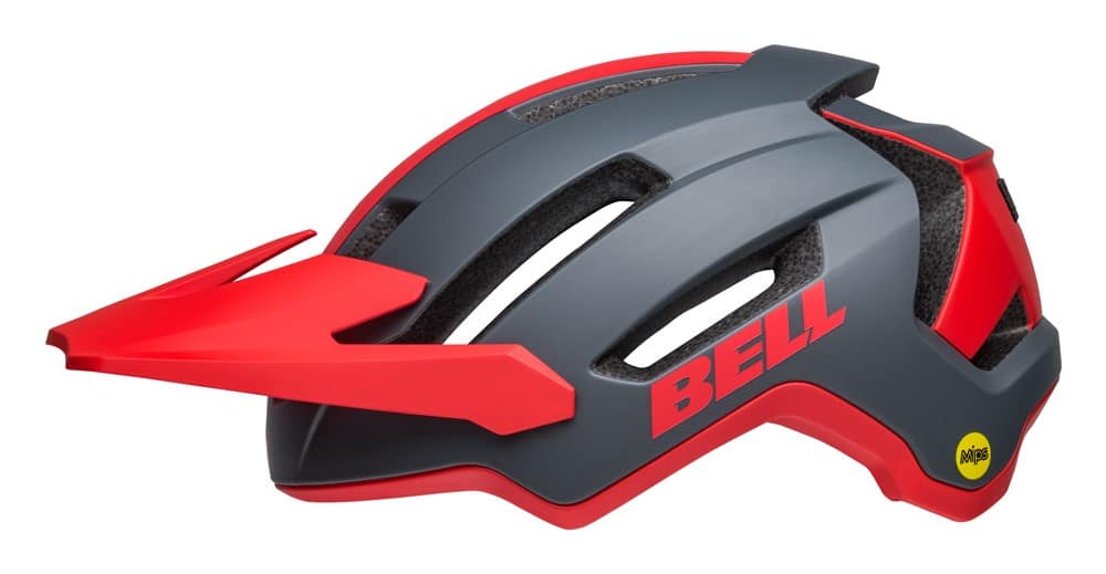 MTB šalmas BELL 4FORTY AIR MIPS matinis pilkas raudonas dydis M (55–59 cm)