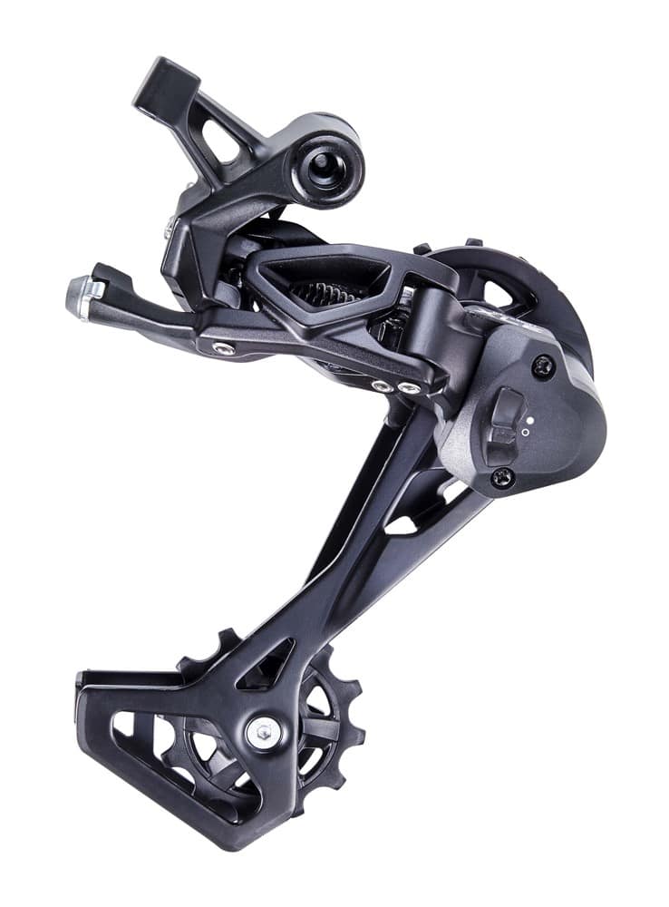 Przerzutka Tylna MICROSHIFT XLE, 11.rzędowa(2x11), Kompatybilna z Shimano, Długi Wózek, Max. Tryb 40-46T, Pojemność 47T, Sprzęgło (DWZ)