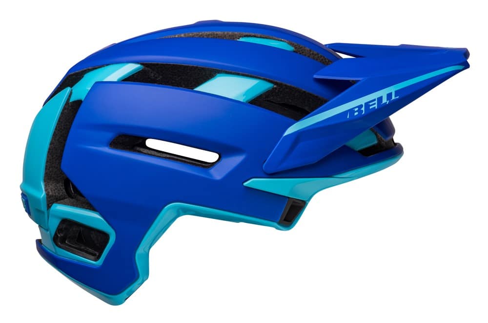 MTB šalmas BELL SUPER AIR SPHERICAL matinis / blizgus mėlynass dydis M (55–59 cm)